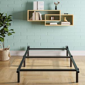RLDVAY Twin-Size Bed-Frame, 7 Inch Metal Bed-Frame-Twin for Box Spring